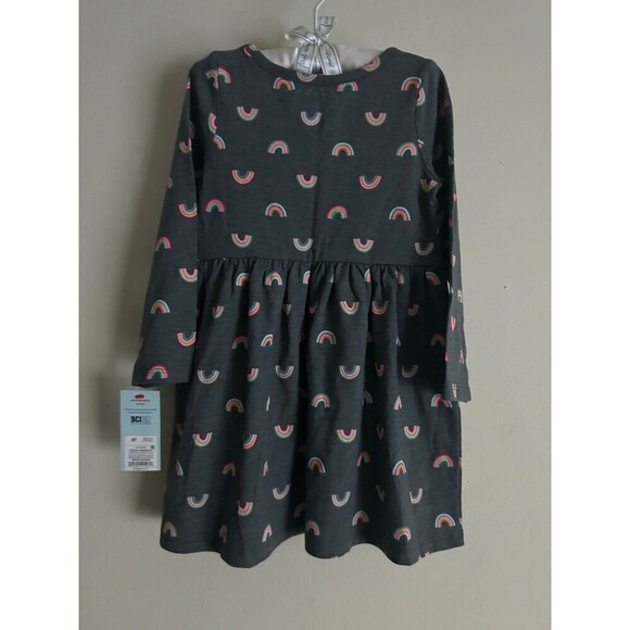 Cat & Jack toddler Girls 3T dress long sleeve rainbow print - Picture 2 of 4